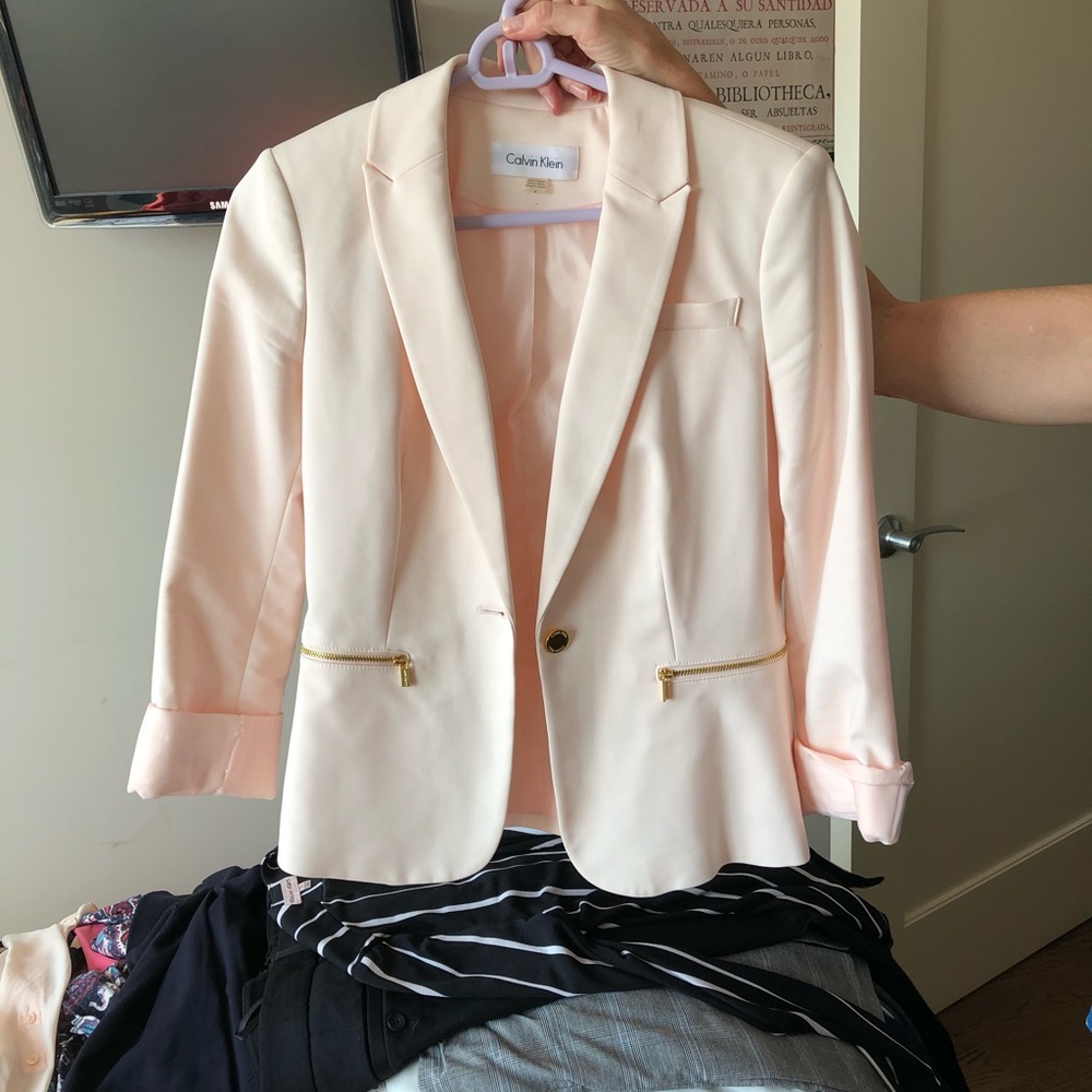 Pink blazer